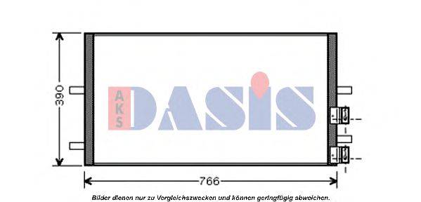 AKS DASIS 092038N Конденсатор, кондиционер