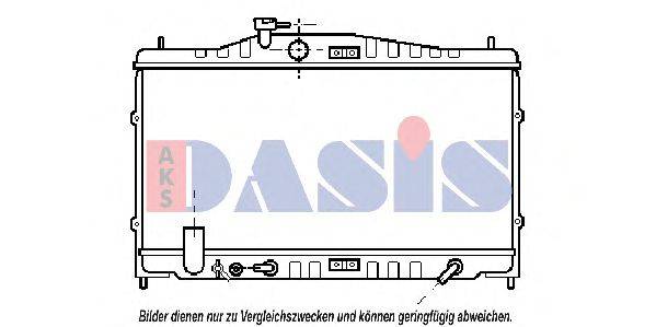 AKS DASIS 100290N Радиатор, охлаждение двигателя