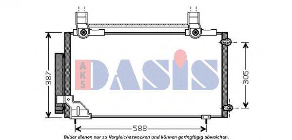 AKS DASIS 112025N Конденсатор, кондиционер