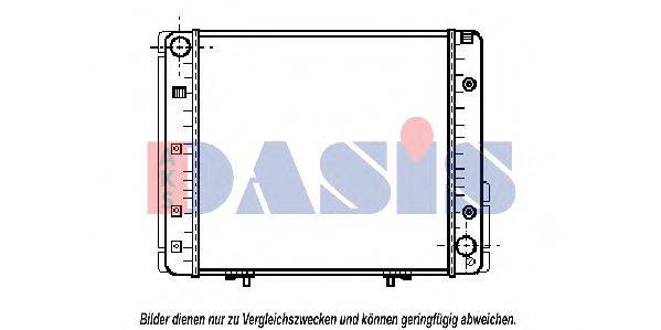 AKS DASIS 120450N Радиатор, охлаждение двигателя