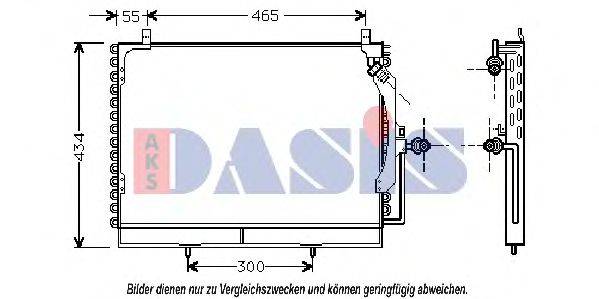 AKS DASIS 122910N Конденсатор, кондиционер