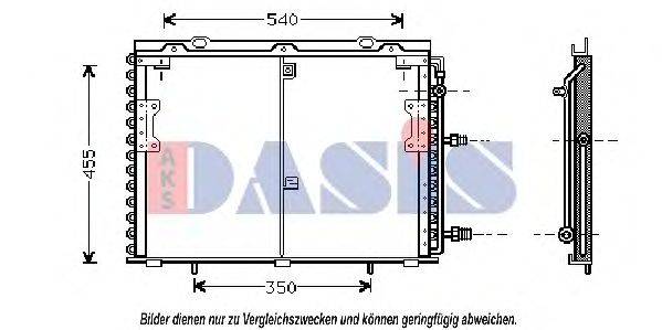 AKS DASIS 122920N Конденсатор, кондиционер