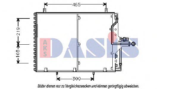 AKS DASIS 122950N Конденсатор, кондиционер