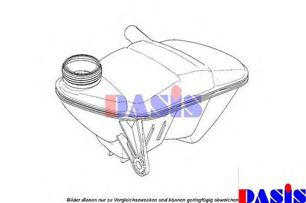 AKS DASIS 123001N Компенсационный бак, охлаждающая жидкость