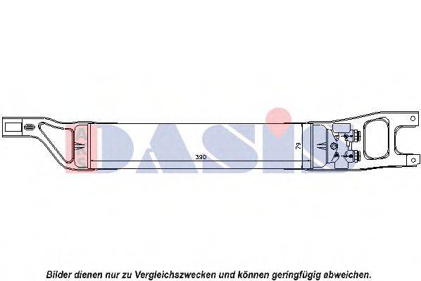 AKS DASIS 126003N масляный радиатор, двигательное масло