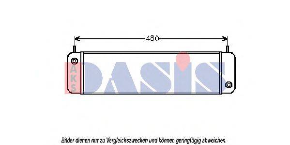 AKS DASIS 126110N масляный радиатор, двигательное масло
