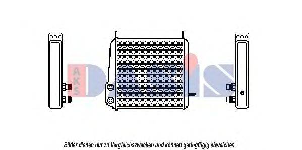 AKS DASIS 126250N масляный радиатор, двигательное масло