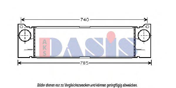 AKS DASIS 127003N Интеркулер
