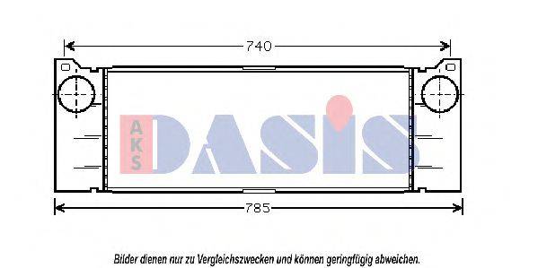 AKS DASIS 127004N Интеркулер