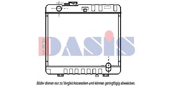 AKS DASIS 131790N Радиатор, охлаждение двигателя