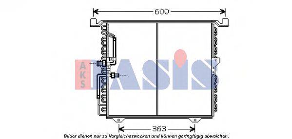 AKS DASIS 132400N Конденсатор, кондиционер