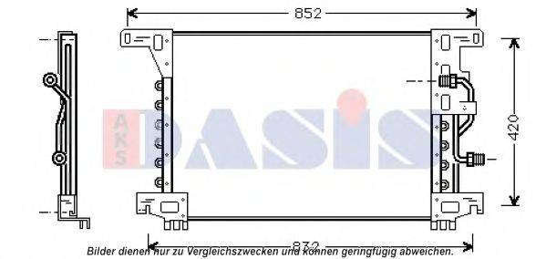 AKS DASIS 132450N Конденсатор, кондиционер