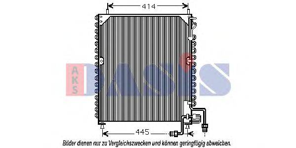 AKS DASIS 134130N Конденсатор, кондиционер