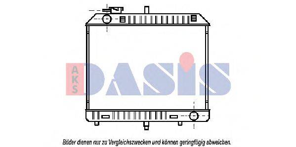 AKS DASIS 134700N Радиатор, охлаждение двигателя