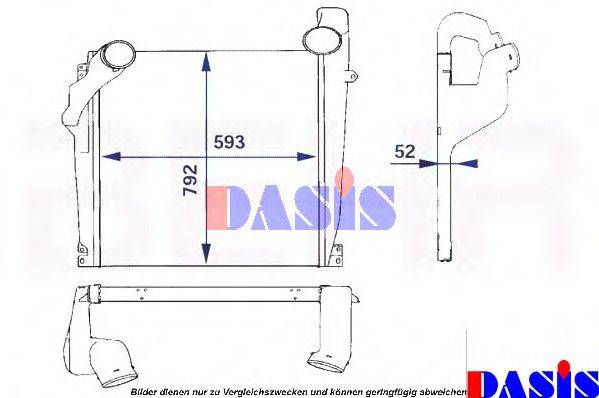 AKS DASIS 137240N Интеркулер