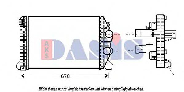 AKS DASIS 137360N Интеркулер