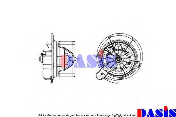 AKS DASIS 138011N Электродвигатель, вентиляция салона