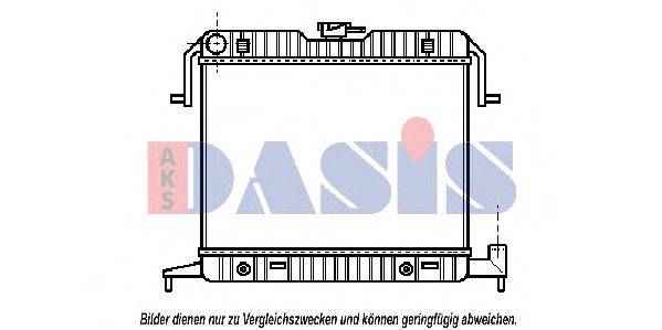 AKS DASIS 150390N Радиатор, охлаждение двигателя