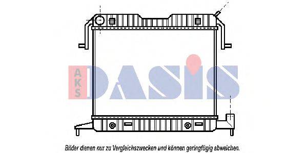 AKS DASIS 150400N Радиатор, охлаждение двигателя