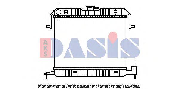 AKS DASIS 150550N Радиатор, охлаждение двигателя