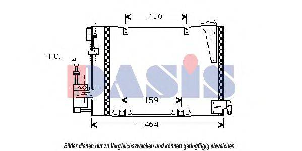 AKS DASIS 152050N Конденсатор, кондиционер