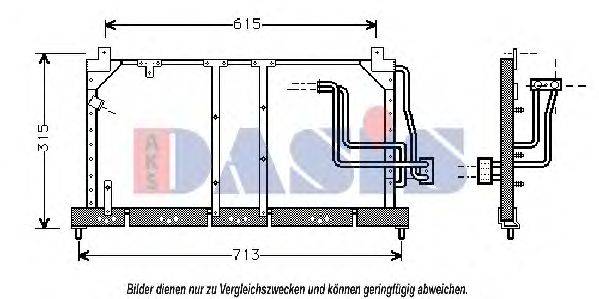 AKS DASIS 152640N Конденсатор, кондиционер