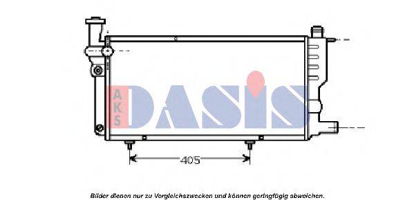 AKS DASIS 161360N Радиатор, охлаждение двигателя