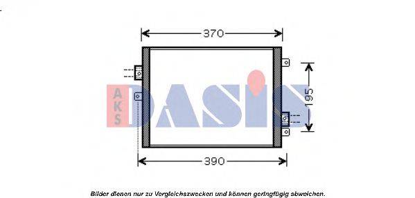 AKS DASIS 172000N Конденсатор, кондиционер