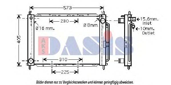 AKS DASIS 180078N модуль охлаждения