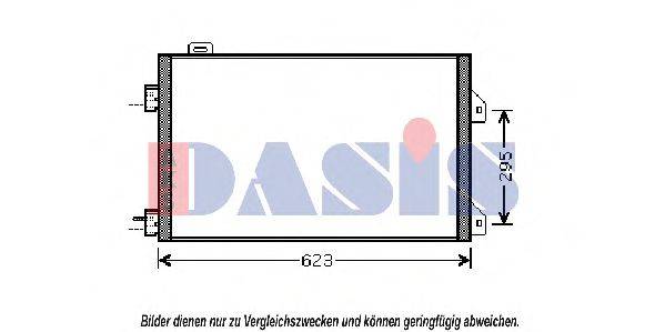 AKS DASIS 182026N Конденсатор, кондиционер