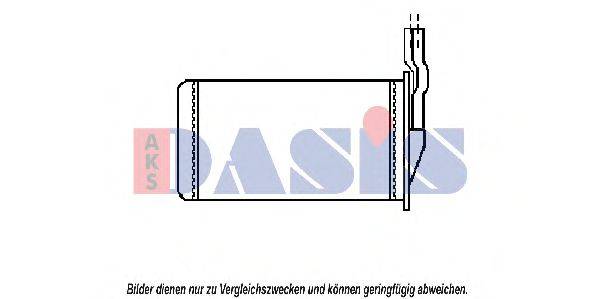 AKS DASIS 189080N Теплообменник, отопление салона