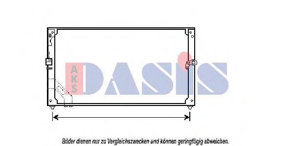 AKS DASIS 213590N Конденсатор, кондиционер