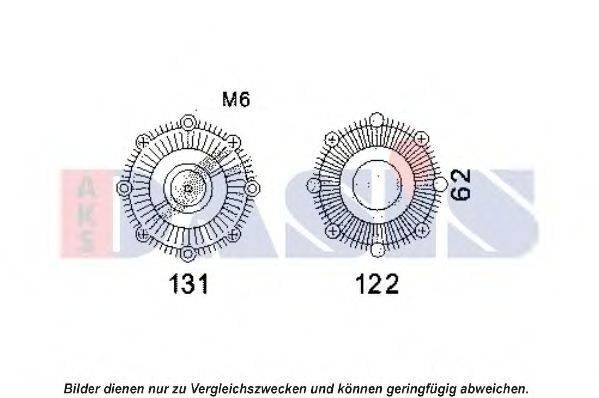 AKS DASIS 218040N Сцепление, вентилятор радиатора
