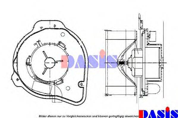 AKS DASIS 229004N Вентилятор салона