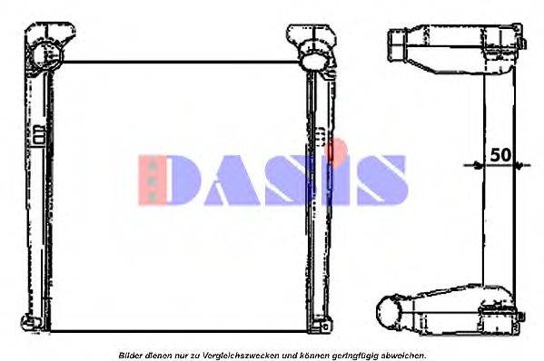 AKS DASIS 267004N Интеркулер