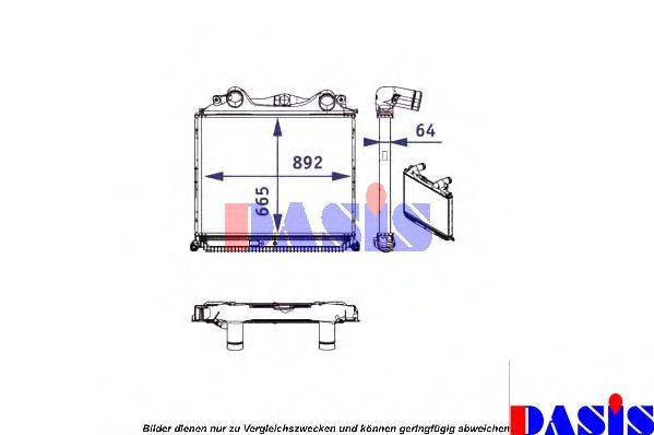 AKS DASIS 267011N Интеркулер