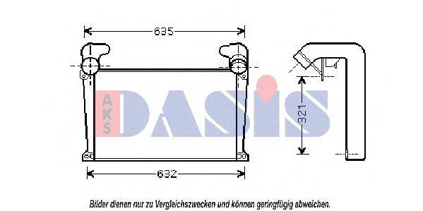 AKS DASIS 267050N Интеркулер