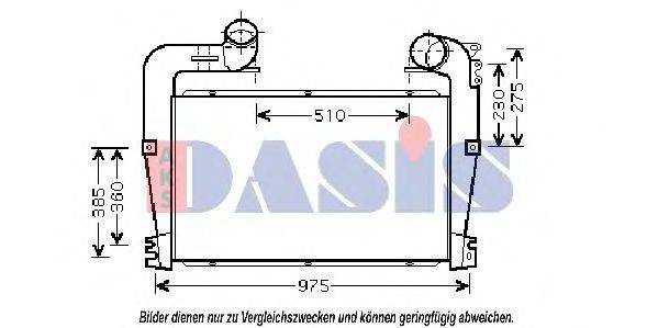 AKS DASIS 277004N Интеркулер