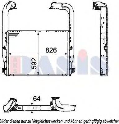 AKS DASIS 277006N Интеркулер