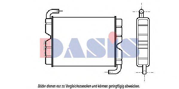 AKS DASIS 279000N Теплообменник, отопление салона