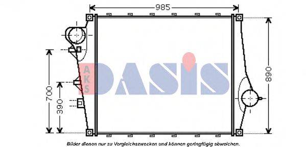 AKS DASIS 280011N Интеркулер