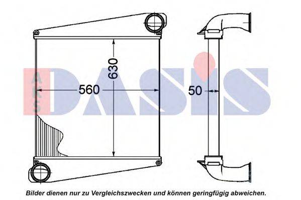 AKS DASIS 287007N Интеркулер