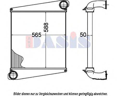 AKS DASIS 287012N Интеркулер