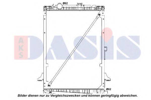 AKS DASIS 290011N Радиатор, охлаждение двигателя