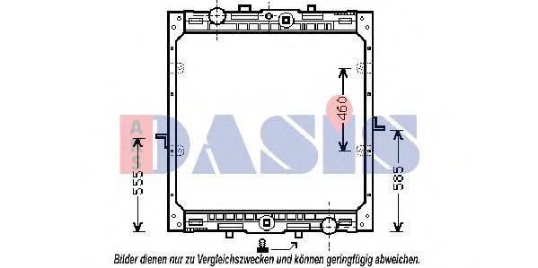 AKS DASIS 290220N Радиатор, охлаждение двигателя