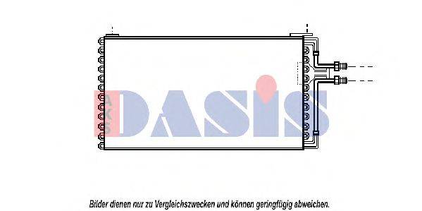 AKS DASIS 332030N Конденсатор, кондиционер