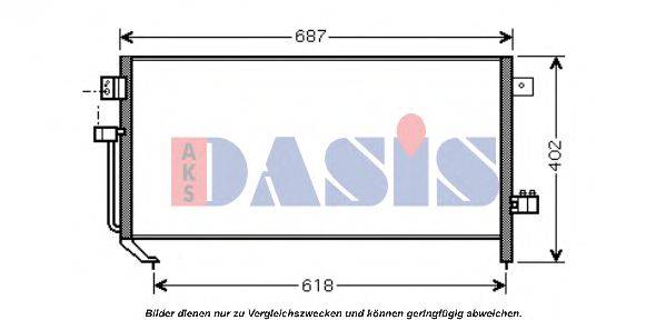 AKS DASIS 352008N Конденсатор, кондиционер