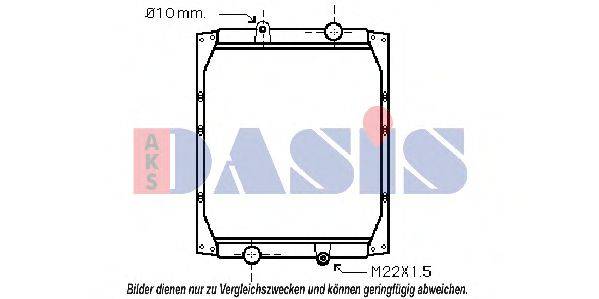 AKS DASIS 390230N Радиатор, охлаждение двигателя