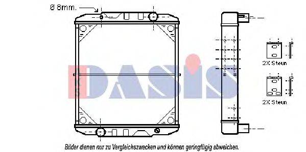 AKS DASIS 390280N Радиатор, охлаждение двигателя