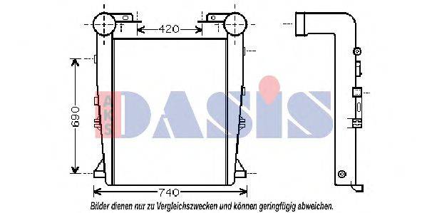 AKS DASIS 397011N Интеркулер